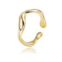 acero inoxidable 304 Anillo de dedo Cuff, chapado, ajustable & para mujer, más colores para la opción, agujero:aproximado 2.6mm, tamaño:6-8, Vendido por UD