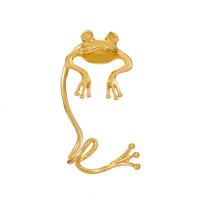 Fashion Øreringe Cuff, Zinc Alloy, Frog, forgyldt, mode smykker & for kvinde, flere farver til valg, nikkel, bly & cadmium fri, 60mm, Hole:Ca. 2.6mm, Solgt af PC