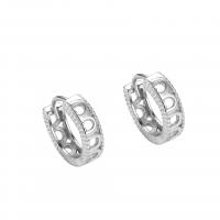 925 Sterling Silver Lever Back Earring plated for woman & hollow Sold By Pair