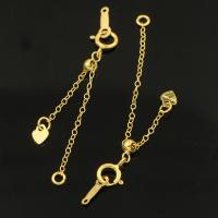 Gold naplněné extender řetězce, 14K plněné zlatem, DIY, 53mm, Prodáno By PC