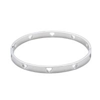 304 rustfrit stål Bangle, for kvinde, flere farver til valg, 6x60mm, Solgt af PC