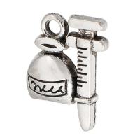 Zinc Alloy Pendants antique silver color plated Unisex silver color nickel lead & cadmium free Approx 2mm Sold By KG