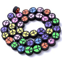 Polimero-Clay-Beads, argilla polimero, fatto a mano, DIY & stili diversi per la scelta, colori misti, Venduto per Appross. 15 pollice filo