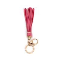 Key Chain, PU, med Zinc Alloy, Tassel, Unisex & forskellige stilarter for valg, 240mm, Solgt af PC