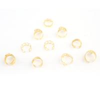 Zink-Legierungsring-Set, Zinklegierung, unisex, goldfarben, 17mm, 100PCs/Box, verkauft von Box