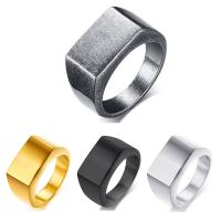 Anillo de dedo de acero inoxidable, acero inoxidable 304, Joyería & diverso tamaño para la opción & para hombre, más colores para la opción, 10mm, Vendido por UD