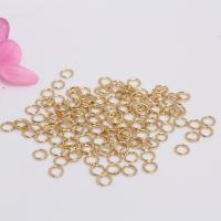 Brass Closed Jump ring, Mässing, Rund, guldfärg pläterade, DIY & olika storlek för val, fler färger för val, nickel, bly och kadmium gratis, 100PC/Bag, Säljs av Bag