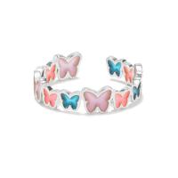 laiton Cuff Bague, Réglable & pour femme & lumineux, plus de couleurs à choisir, 17mm, Vendu par PC