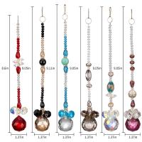 Hanging Ornaments Crystal with Iron plated faceted Sold By PC