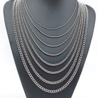 South Sea Shell pull Chain Necklace, Acier inoxydable 304, machine poli, bijoux de mode & longueur différente pour le choix & DIY & unisexe & normes différentes pour le choix, couleur originale, Vendu par PC