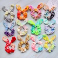 Hair Scrunchies Cloth Girl & fashion jewelry & for woman 110mm Sold By Bag