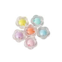 Perline in acrilico gelate, Fiore, DIY, multi-colore, 9x12.50mm, 100PC/borsa, Venduto da borsa