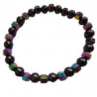 Hematite Bracelet Unisex multi-colored Length Approx 21 cm Sold By PC