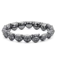 Hematite Bracelet, unisex, dubh, Fad Thart 21 cm, Díolta De réir PC