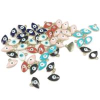 Evil Eye Anhänger, Zinklegierung, blöser Blick, Epoxidharzklebstoff, keine, 3-20mm, 100PCs/Tasche, verkauft von Tasche