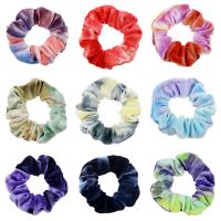 Hair Scrunchies Cloth handmade Girl & Korean style & for woman Sold By Bag