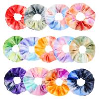 Hair Scrunchies Cloth handmade Girl & Korean style & for woman Sold By Bag