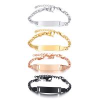 Bambini Bangle, 304 acciaio inox, with 1.18inch extender chain, gioielli di moda & per i bambini, nessuno, 25x5.50mm, Lunghezza Appross. 4.72 pollice, Venduto da PC