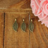 Zinc Alloy Leaf Pendants plated antique bronze color Sold By PC