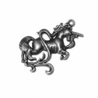 Zinc Alloy Animal Pendler, Hest, forgyldt, flere farver til valg, 48x35mm, Solgt af PC