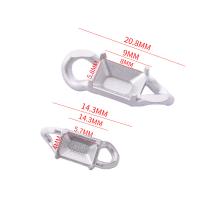 Titanium Steel Claw Setting Square DIY & 1/1 loop original color Sold By PC