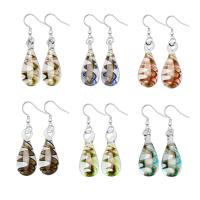 Lampwork Jewelry Earring Teardrop fashion jewelry & for woman Sold By Pair