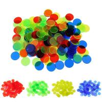 Plastic Bingo Counting Chips Flat Round DIY Sold By PC