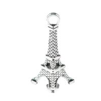 Zinc Alloy Pendants Eiffel Tower plated DIY nickel lead & cadmium free Sold By PC