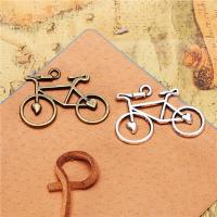 Zinc Alloy Pendler, Bike, forgyldt, du kan DIY & hule, flere farver til valg, nikkel, bly & cadmium fri, 33x27mm, Solgt af PC