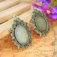 Zinc Alloy Pendant Cabochon Setting plated antique bronze color Sold By PC