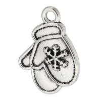 Sinc Alloy Pendants, dath airgid antique plátáilte, unisex, airgid, nicil, luaidhe & caidmiam saor in aisce, 15x21x2mm, Poll:Thart 2mm, Díolta De réir KG