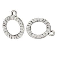 Zink Alloy Halsband, Donut, antik silver pläterad, Unisex & ihålig, silver, nickel, bly och kadmium gratis, 16x20x2mm, Hål:Ca 2mm, Säljs av KG