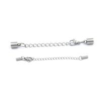 Cruach dhosmálta gliomach Claw Corda Clasp, 304 Cruach dhosmálta, meaisín snasta, DIY & unisex & méid éagsúla do rogha, dath bunaidh, Díolta De réir PC