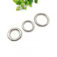 Zinc Alloy De gesp van de lente, Donut, silver plated, DIY & verschillende grootte voor keus, zilver, Verkocht door PC