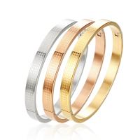 Titanium Staal Bangle, gepolijst, voor vrouw, meer kleuren voor de keuze, 58x6mm, Verkocht door PC