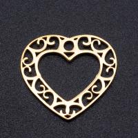 Cruach dhosmálta Croí pendants, 304 Cruach dhosmálta, dathanna níos mó le haghaidh rogha, 17x19mm, Díolta De réir PC