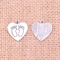 Zinc Alloy Heart Pendants plated fashion jewelry & DIY Sold By PC