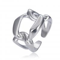 Žalvarinis Cuff Finger Ring, padengtą, Reguliuojamas & unisex & tuščiaviduris, daugiau spalvų pasirinkimas, Pardavė PC