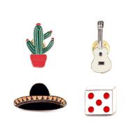 Enamel Brooch Zinc Alloy Unisex nickel lead & cadmium free 13-32mm Sold By Lot