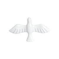 emalje broche, Zinc Alloy, Dove, guldfarve belagt, Unisex, nikkel, bly & cadmium fri, 38x22mm, 10pc'er/Lot, Solgt af Lot