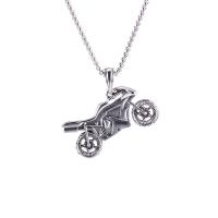 Titanium Čelik Sweater Necklace, s cink legura jamčevinu, Motorcikl, pozlaćen, za čovjeka, 45x20mm, Dužina Približno 27.6 inčni, Prodano By PC