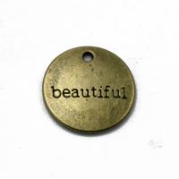 Zinc Alloy Pendler, forgyldt, flere farver til valg, 20x2mm, Solgt af PC