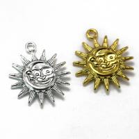 Zinc Alloy Pendants Sun plated Sold By PC