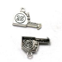 Zinc Alloy Pendants plated silver color Sold By PC