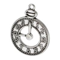 Zinc Alloy Pendler, antik sølv farve forgyldt, Unisex & hule, sølv, nikkel, bly & cadmium fri, 24x32x2mm, Hole:Ca. 2mm, Solgt af KG