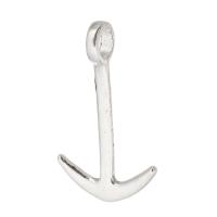 Zinklegering stuurwiel of anker hangers, Zinc Alloy, antiek zilver plated, uniseks, zilver, nikkel, lood en cadmium vrij, 18x30x2mm, Gat:Ca 5mm, Verkocht door KG