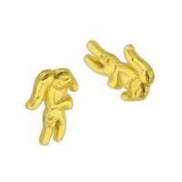 Zinklegierung Anhänger Zubehör, goldfarben plattiert, DIY, goldfarben, frei von Nickel, Blei & Kadmium, 5x8x3mm, verkauft von kg