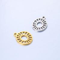 ステンレス鋼ジュエリーペンダント, 304ステンレススチール, DIY, 無色, 10.50x14mm, 5パソコン/バッグ, 売り手 バッグ