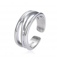 Žalvarinis Cuff Finger Ring, padengtą, Reguliuojamas & unisex, daugiau spalvų pasirinkimas, Pardavė PC