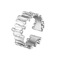 Žalvarinis Cuff Finger Ring, padengtą, Reguliuojamas & unisex, daugiau spalvų pasirinkimas, Pardavė PC